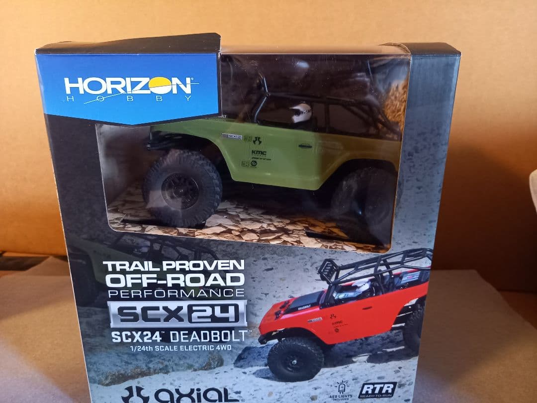 アキシャル SCX24 DEADBOLT Axial SCX24 Deadbolt Hard Top - with spare tire mount - Micro