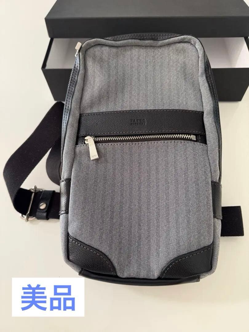 値下け 美品 TAKEO KIKUCHI メンズ 斜め掛け ワンショルダーバッグ