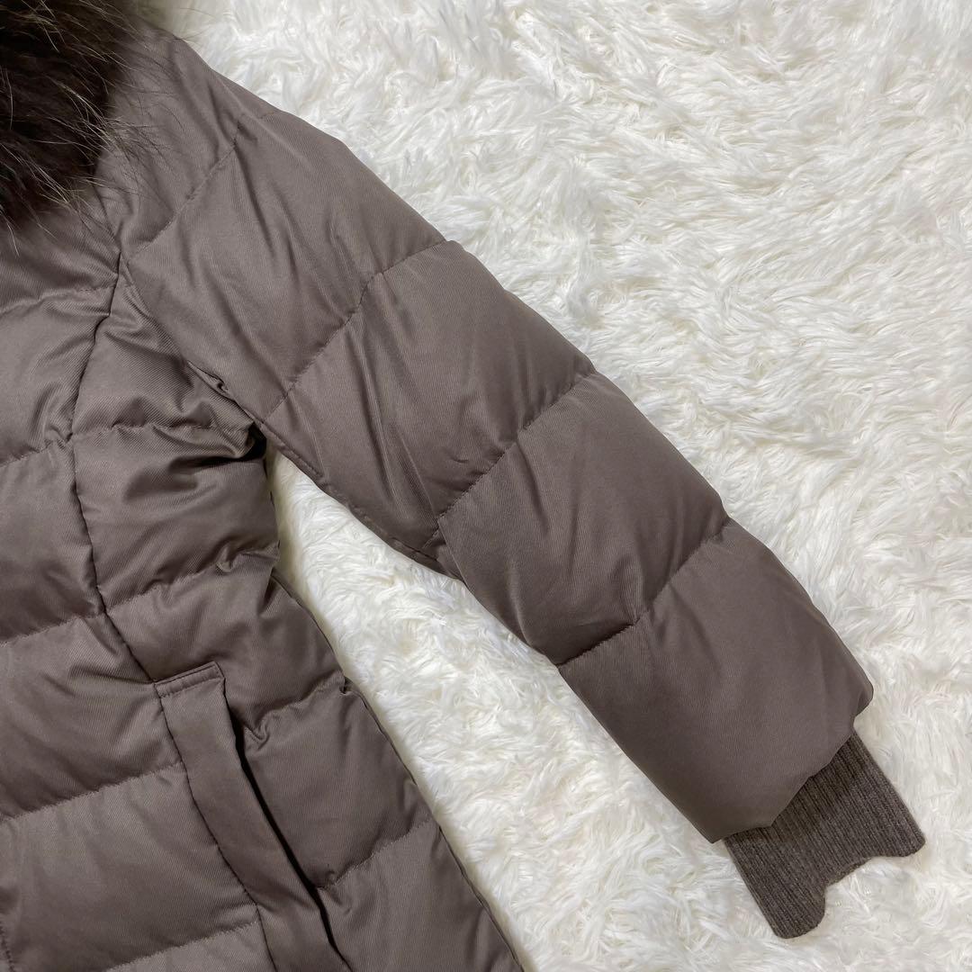 23区 LIMONTA ダウンコート Aライン ラクーン リアルファー 洗える