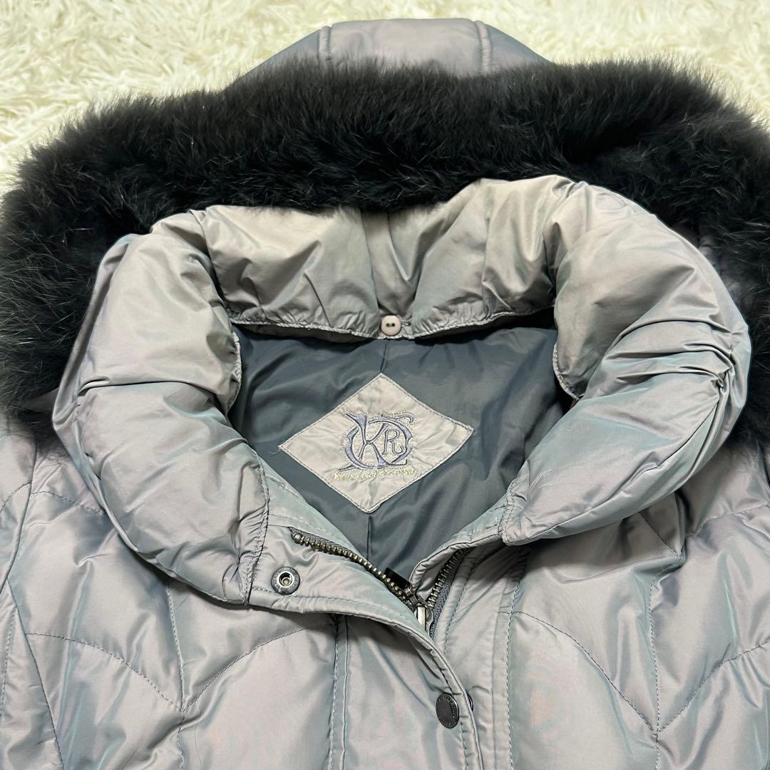 高級✨KAORYINU カオリーヌ ロングダウンコート フォックスファー LL