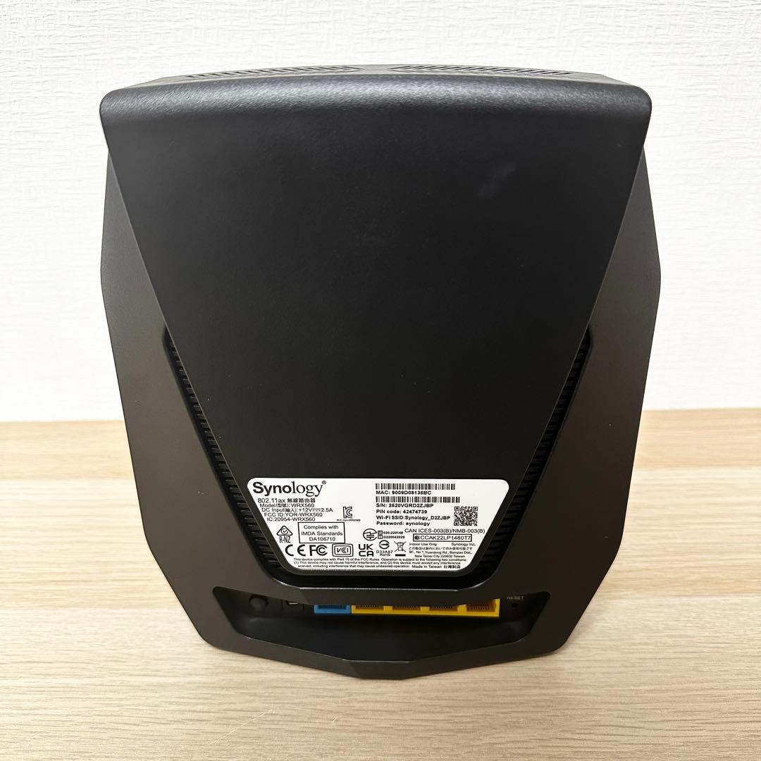 Synology WRX560 Wi-Fi6 ルーター - メルカリ