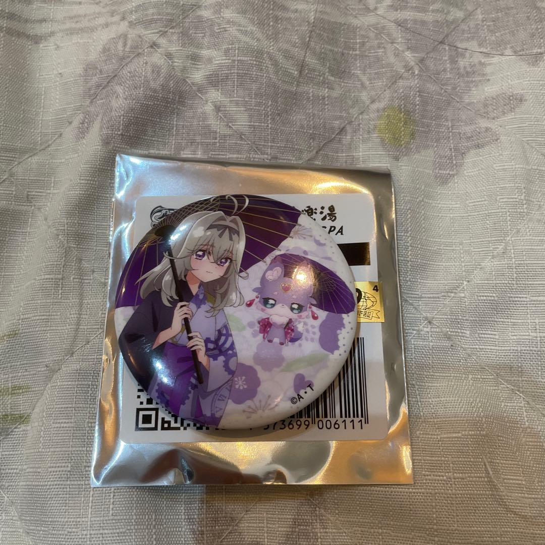 たんプリ森亜るるか缶バッジ極楽湯 - メルカリ