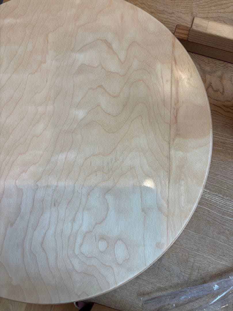 にゃん吉　旭川家具　匠工芸　マッシュルーム　ハイテーブル