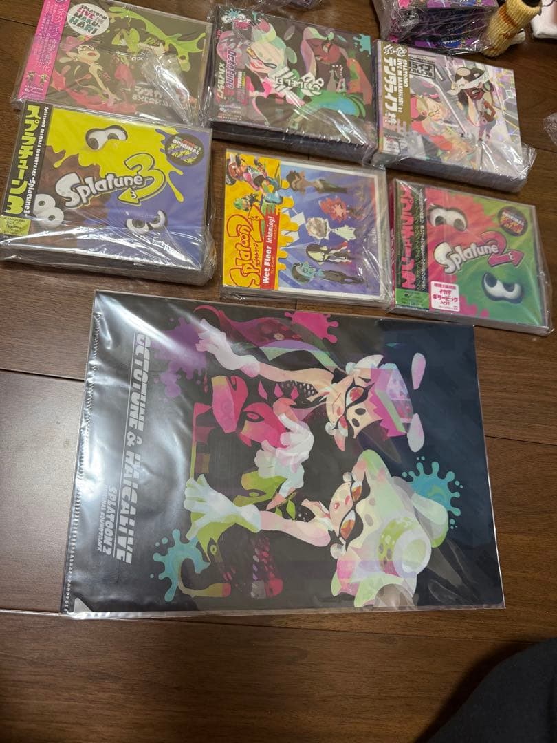 スプラトゥーンCD新品6点セット(クリアファイル付き)