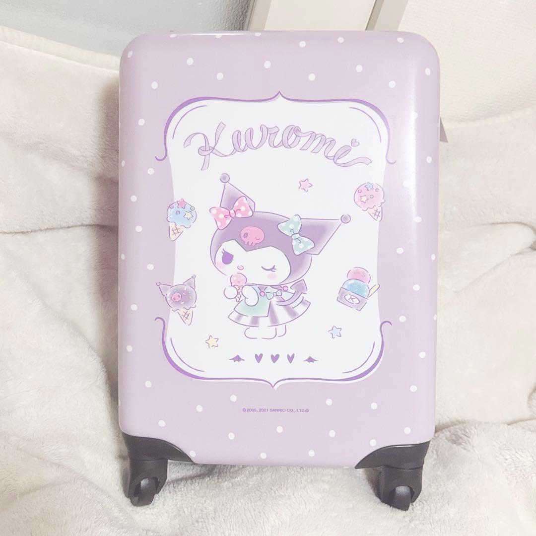サンリオ クロミ 当りくじ キャリーケース キャリーバッグ 紫 クロミ キャリーケース サンリオ当りくじ マイメロディ クロミ 当り