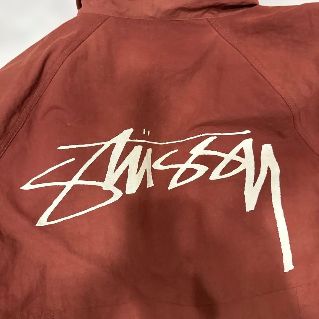 Stussy stussyシェルジャケット赤 シェルジャケット マルーン Sサイズ