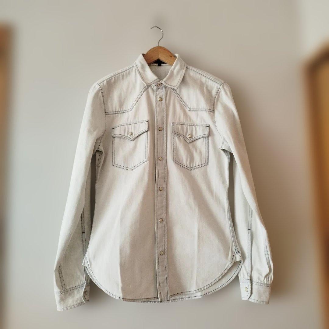 GUCCI イタリア製 ウエスタンシャツ 44 made in italy 正規