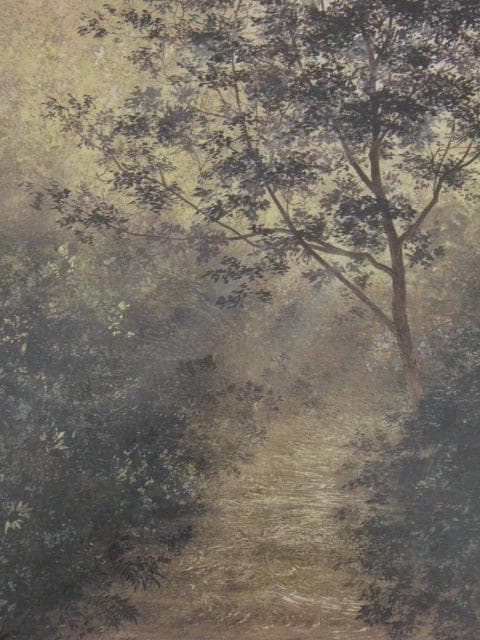 椎名保、【朝の譜】、希少な額装用画集より、新品額装付