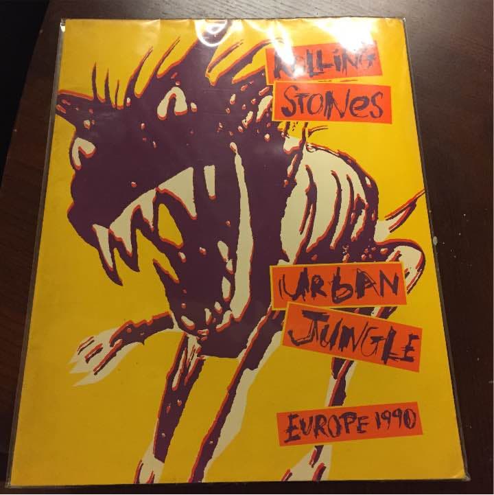 ローリングストーンズ アーバンジャングルツアー パンフレット
