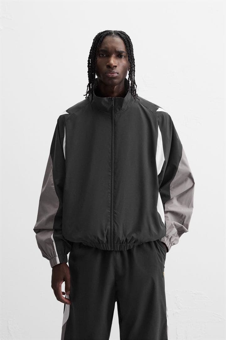 ZARA カラーブロック テクニカル ジャケット S - メルカリ