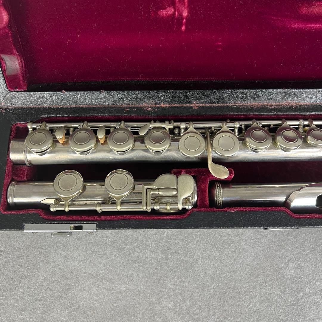 リッププレート銀製 ムラマツフルート M-85 管楽器 吹奏楽 シルバー