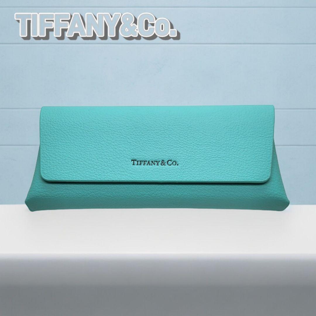 TIFFANY&Co. ティファニー メガネケース ロゴ レザー 箱付き - メルカリ