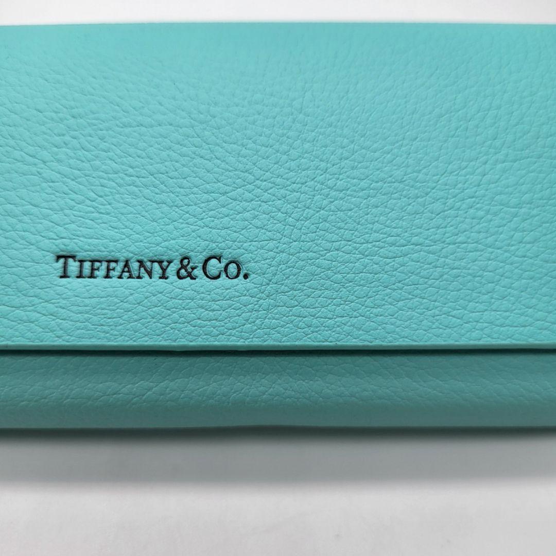 TIFFANY&Co. ティファニー メガネケース ロゴ レザー 箱付き - メルカリ