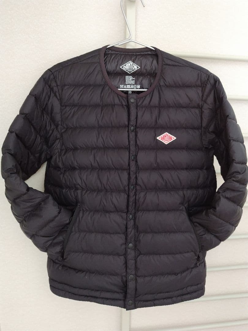 うめ DANTONインナーダウンジャケット 36 黒