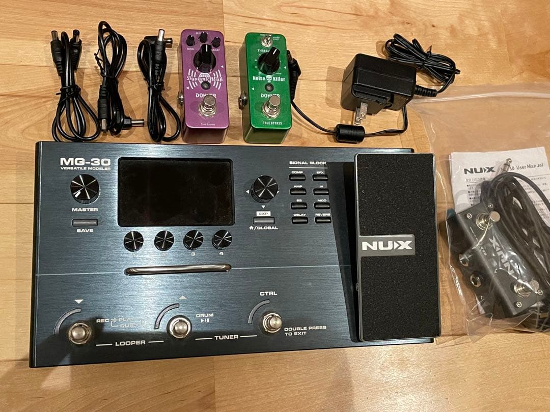 NUX MG-30 ギター/ベース 用マルチエフェクター - メルカリ