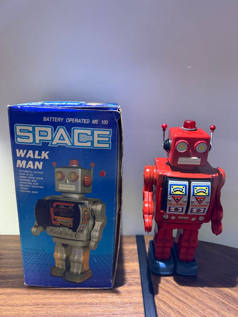 美品❗️SPACE WALK MAN ブリキロボット