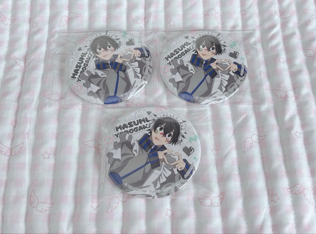 桃源暗鬼 淀川真澄 ジャージメイド缶バッジ 3点セット まとめ売り