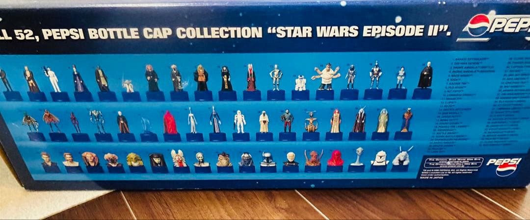 PEPSI STAR WARS EP2 ボトルキャップコレクション 52体セット - メルカリ
