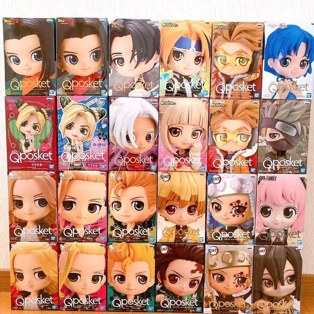 【新品未開封品】Qposket キューポスケット フィギュア24点セット 楽天市場】【新品】鬼滅の刃 Qposket petit 柱9人 1セット 冨岡義勇 時