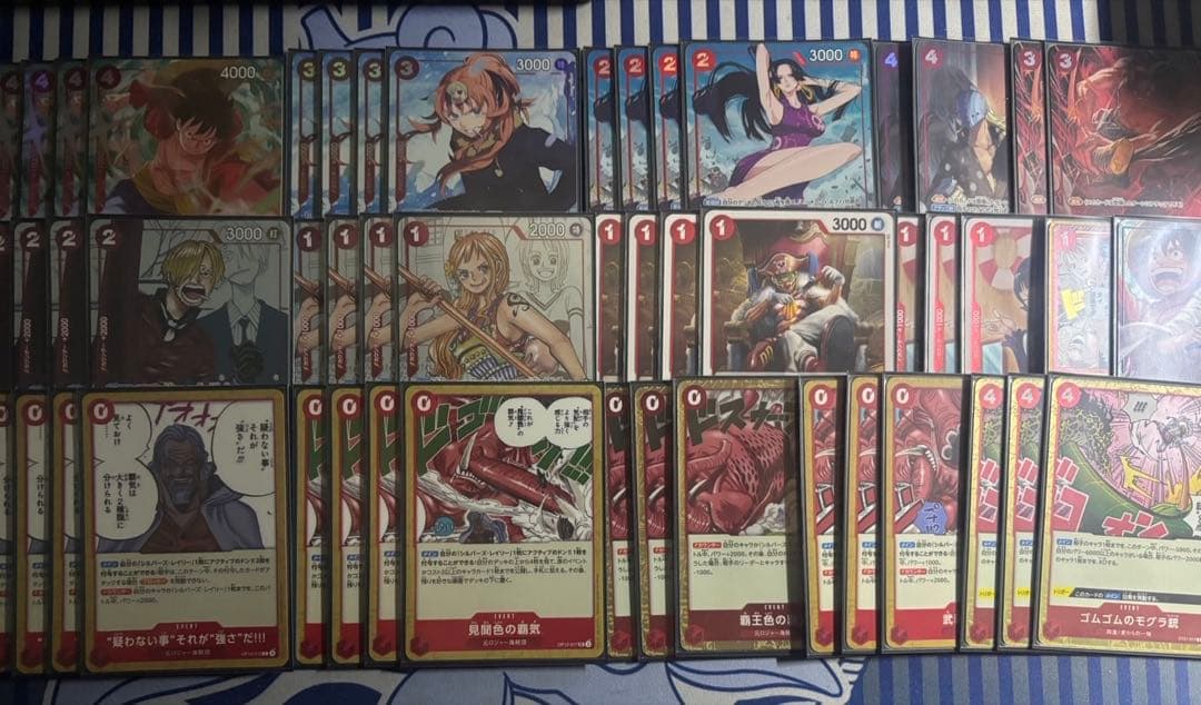 ワンピースカード　赤レイリー　デッキ　フルパラレル