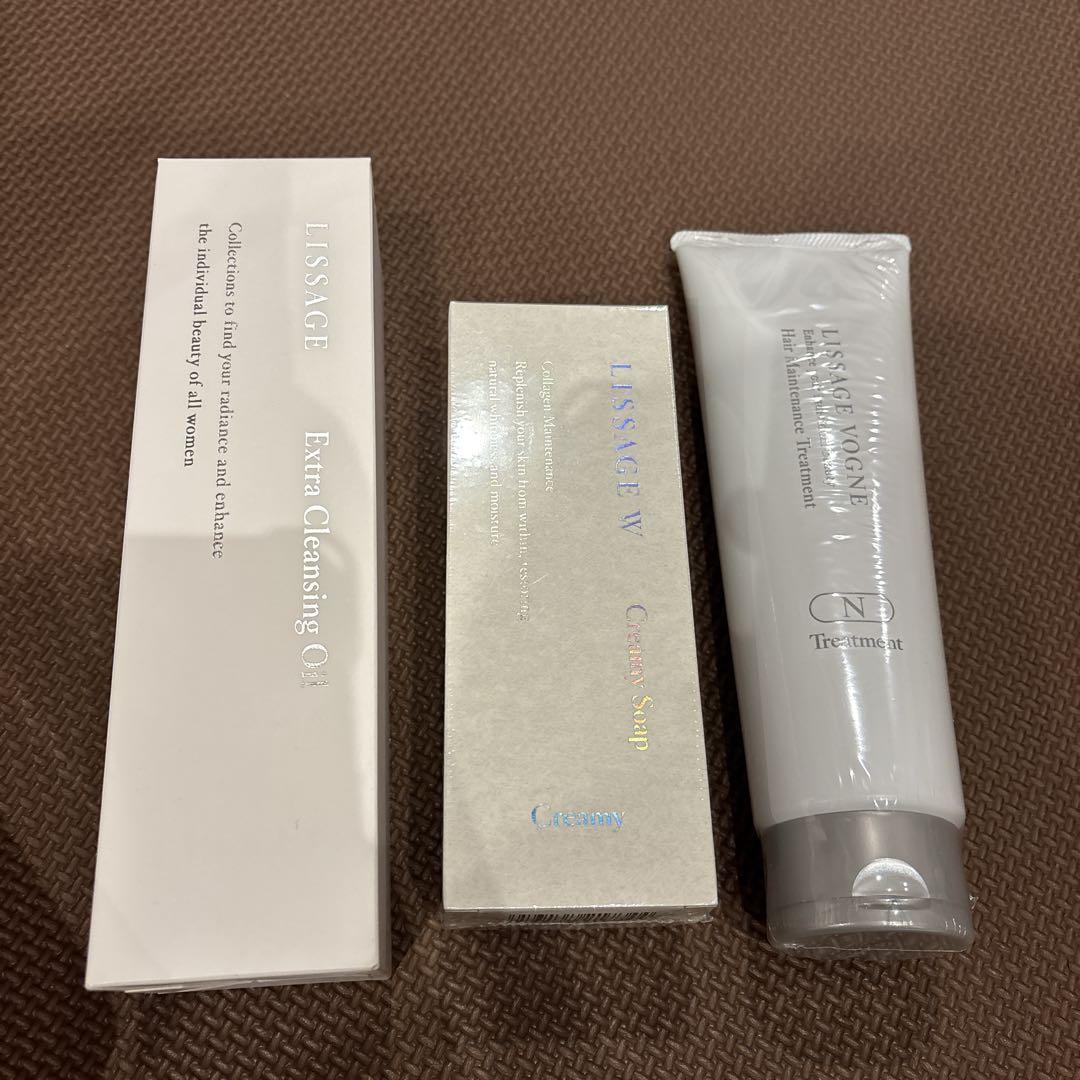 リサージ　クレンジングオイル　クリーミーソープ　メンテナンストリートメント