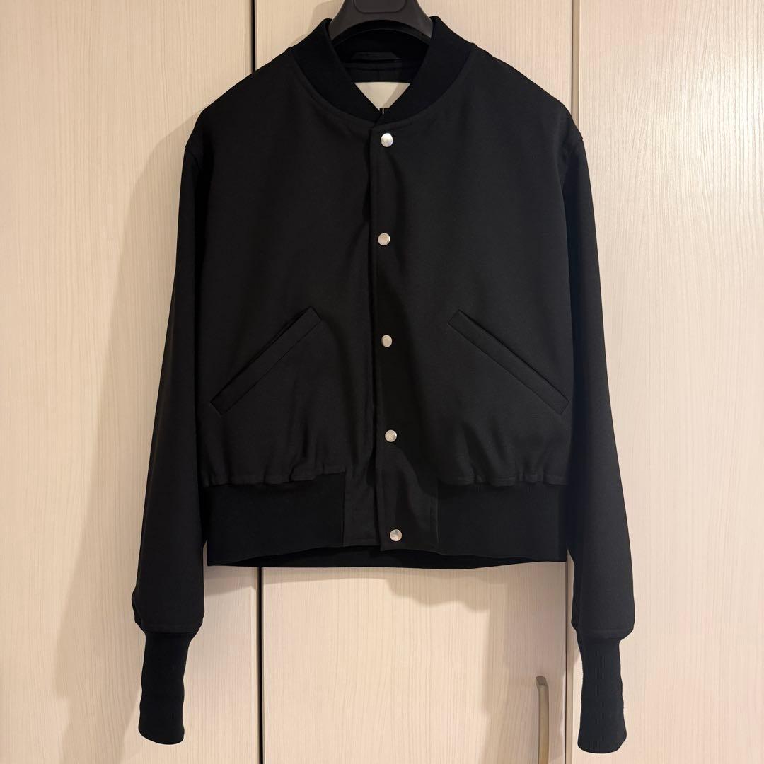 JIL SANDER ブラック ボンバージャケット
