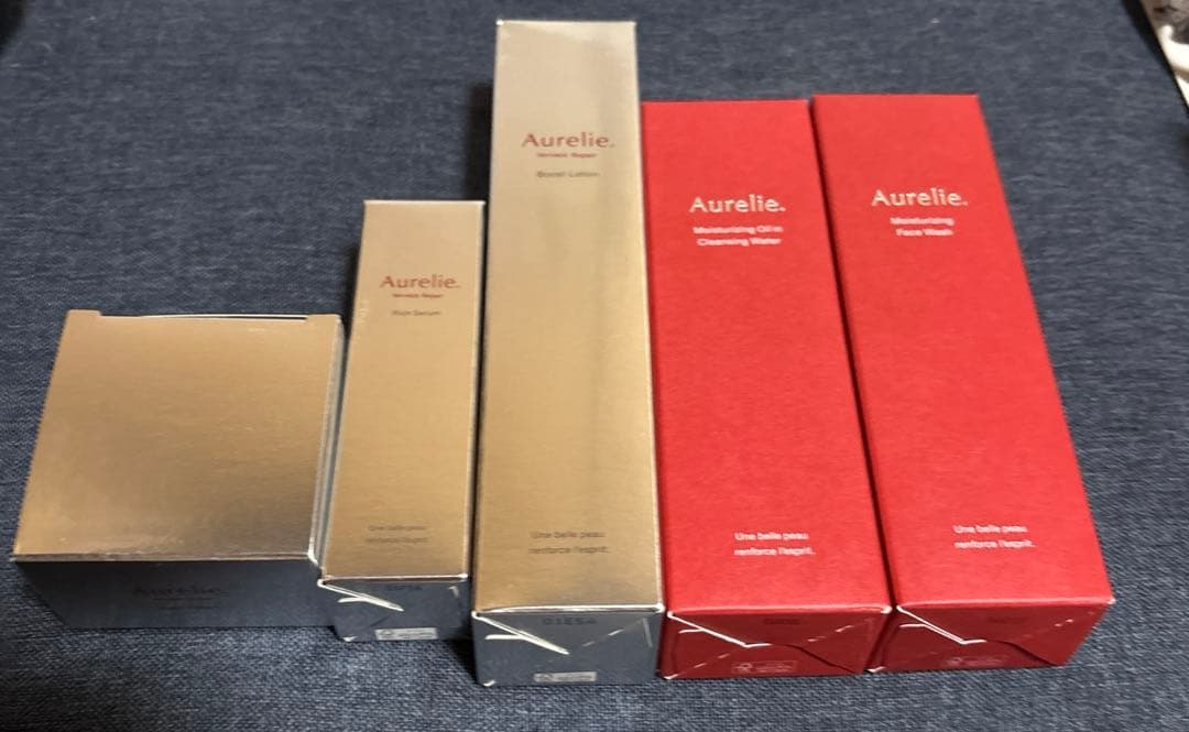 Aurelie 化粧水　美容液　洗顔　ナイトクリーム　メイク落とし