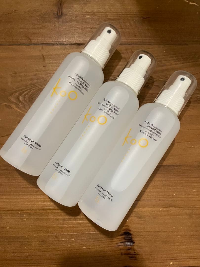KOO ヨーロピアンセラウォーター　200ml 3本セット