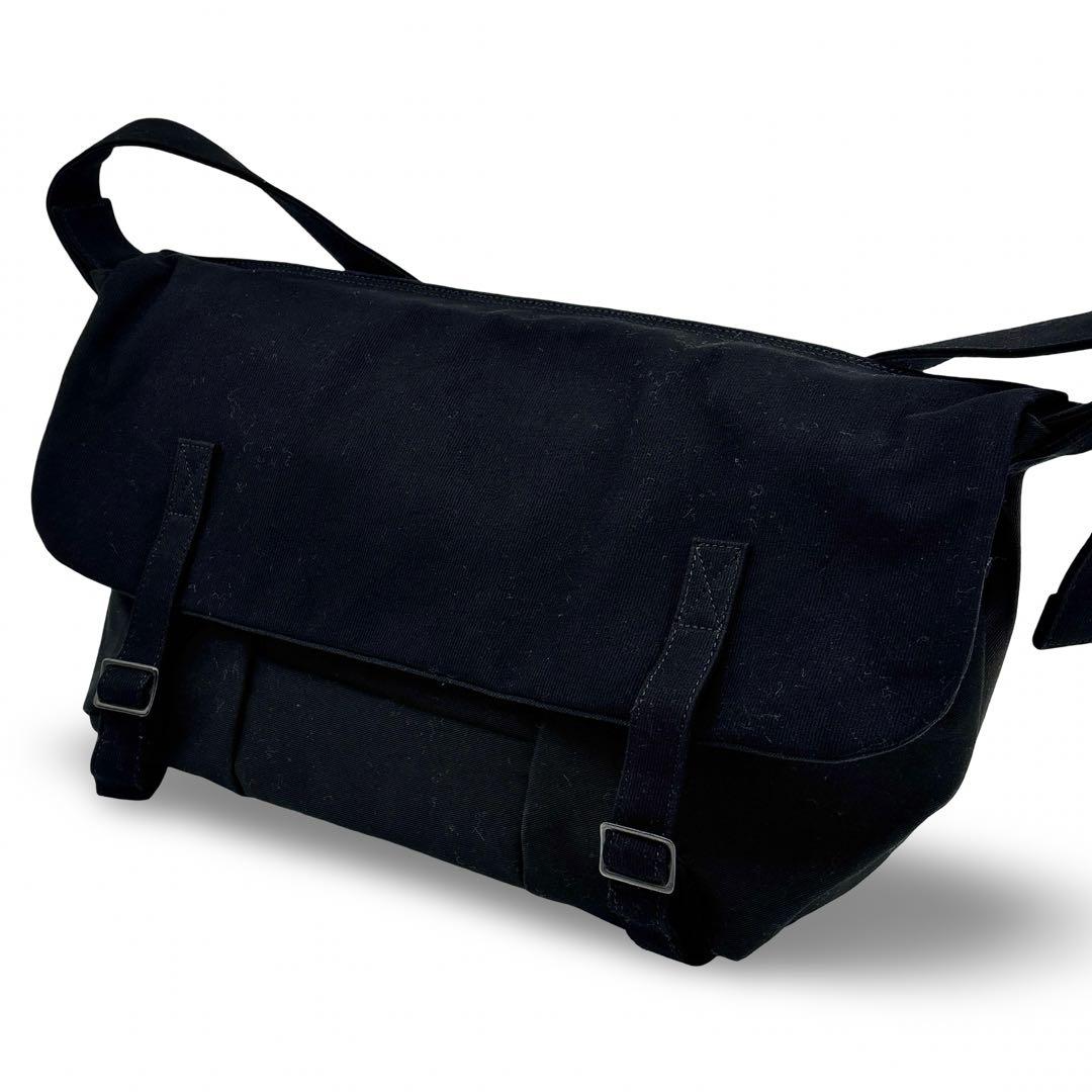 極美品】コムデギャルソン キャンバス ショルダー メッセンジャー バッグ　黒 日本極東貿易 / Vintage COMME des GARCONS HOMME ヴィンテージ