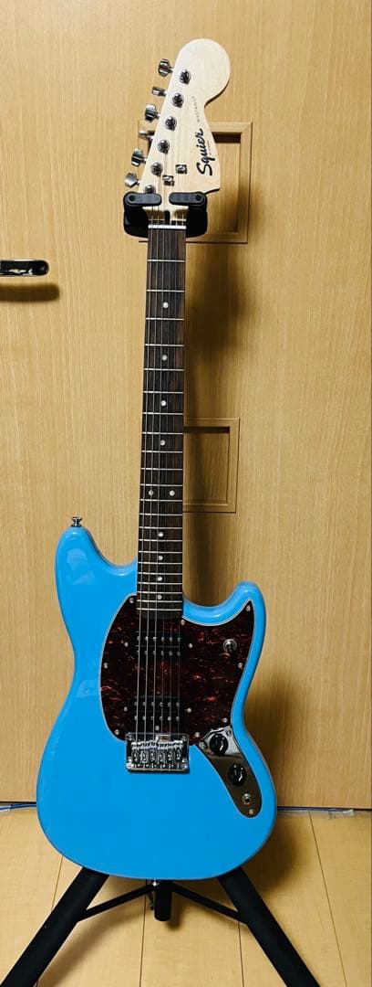 Squier Sonic Mustang HH ピックガード交換済み Sonic_Mustang_HH_-