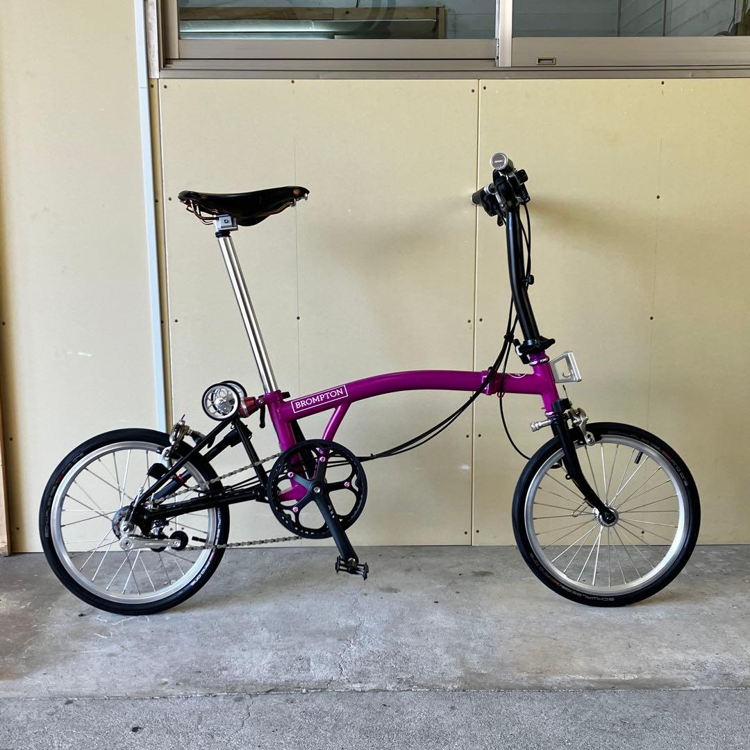 ブロンプトン　M6L フェンダーレスカスタム　付属品多数 BROMPTON】カスタムの定番フェンダーレス化承ります！！ | 東海地区で