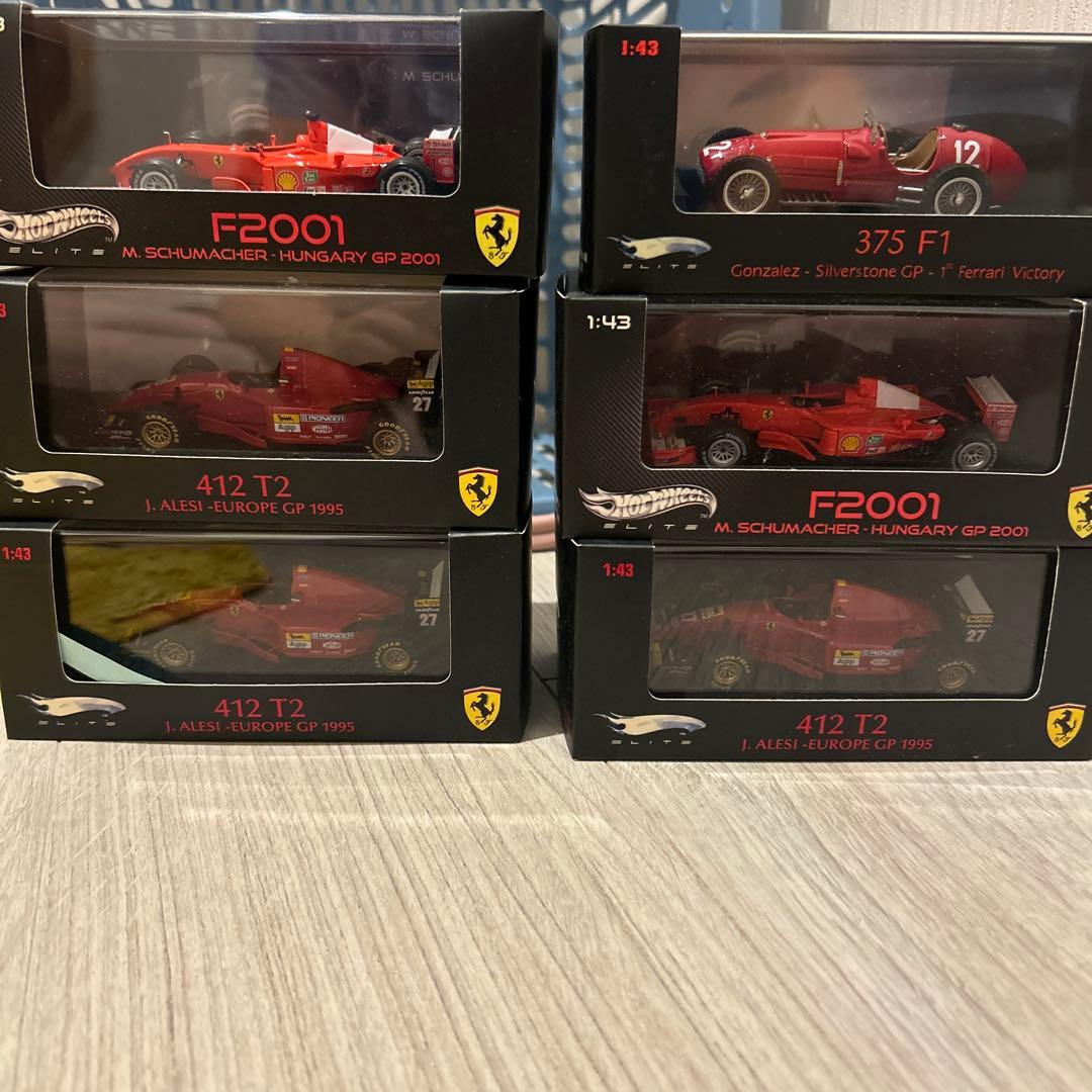 Ferrari ミニカーセット 1:43 F2001 375 F1 412 T2