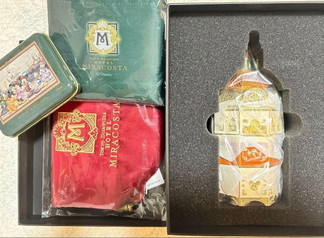 【未使用】東京ディズニーシー ホテルミラコスタ ジュエリーボックス　エコバッグ付