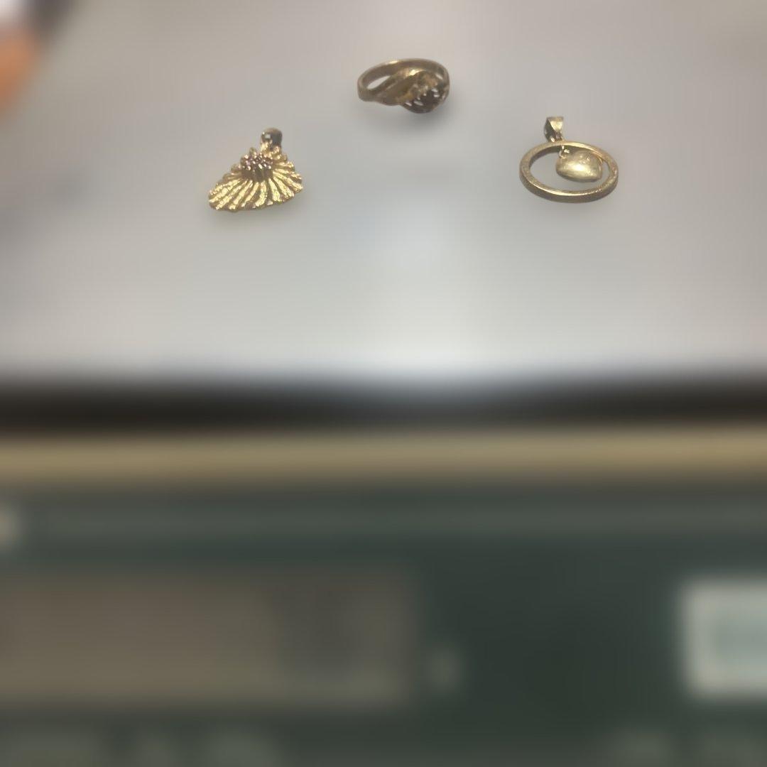 k18リング・ペンダントセット　総計7.6g