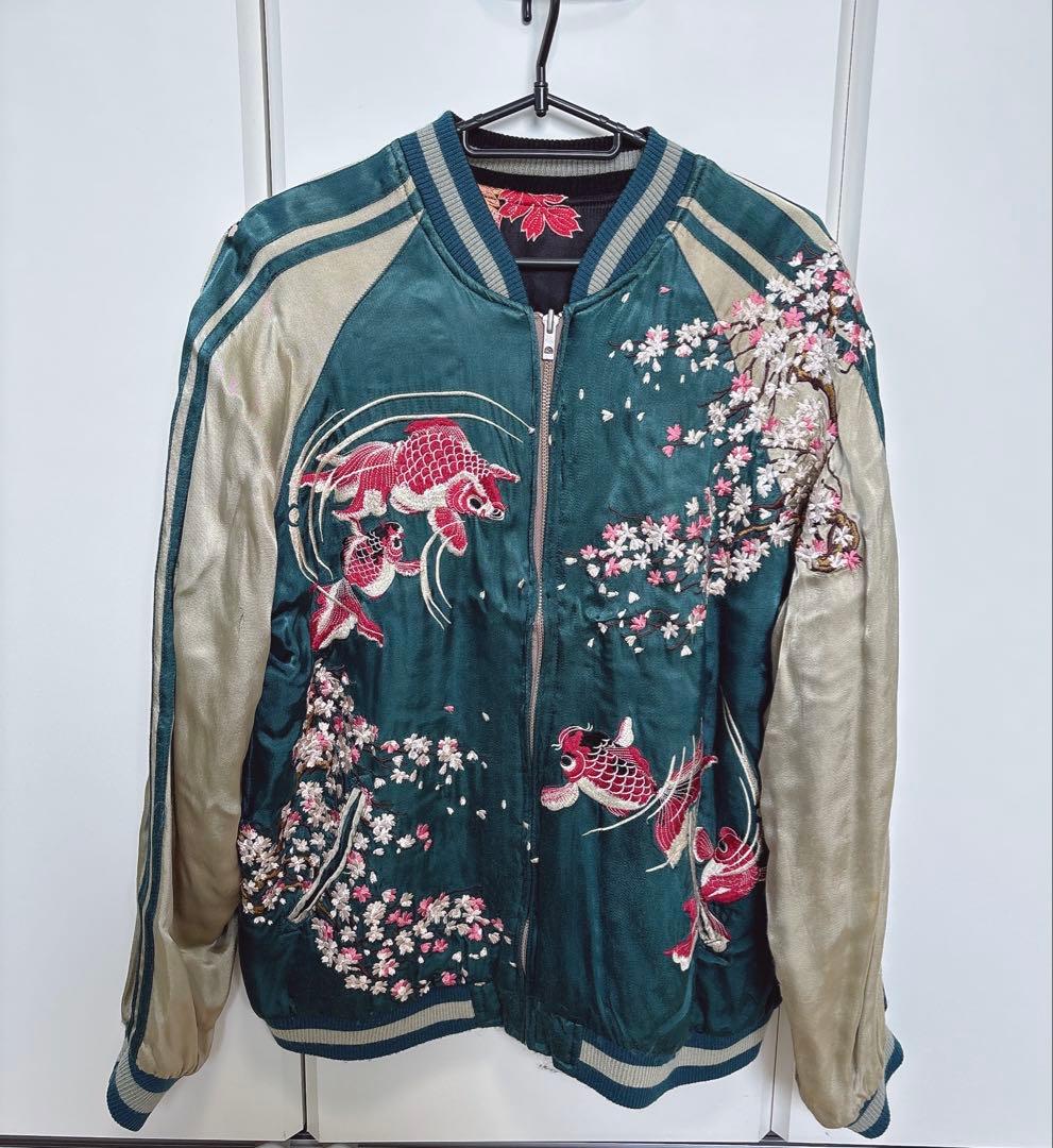 花旅楽団 リバーシブルスカジャン