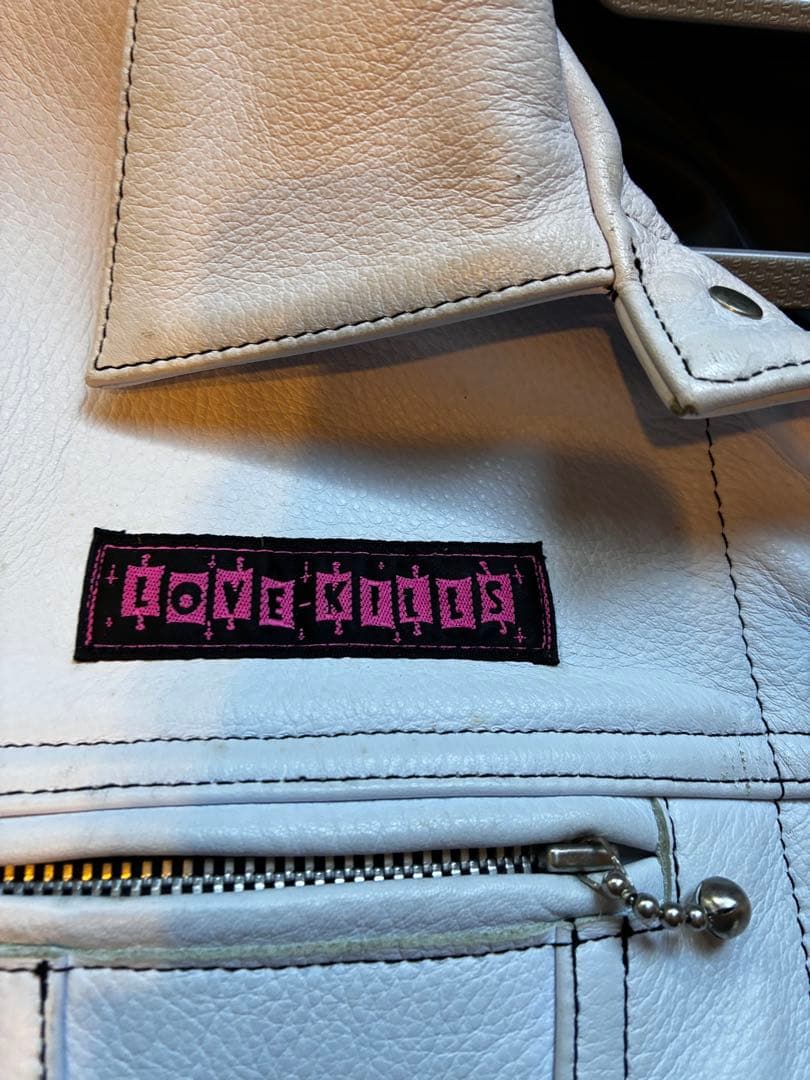 ジョニオ様専用 LOVEKILLS レザージャケット - メルカリ