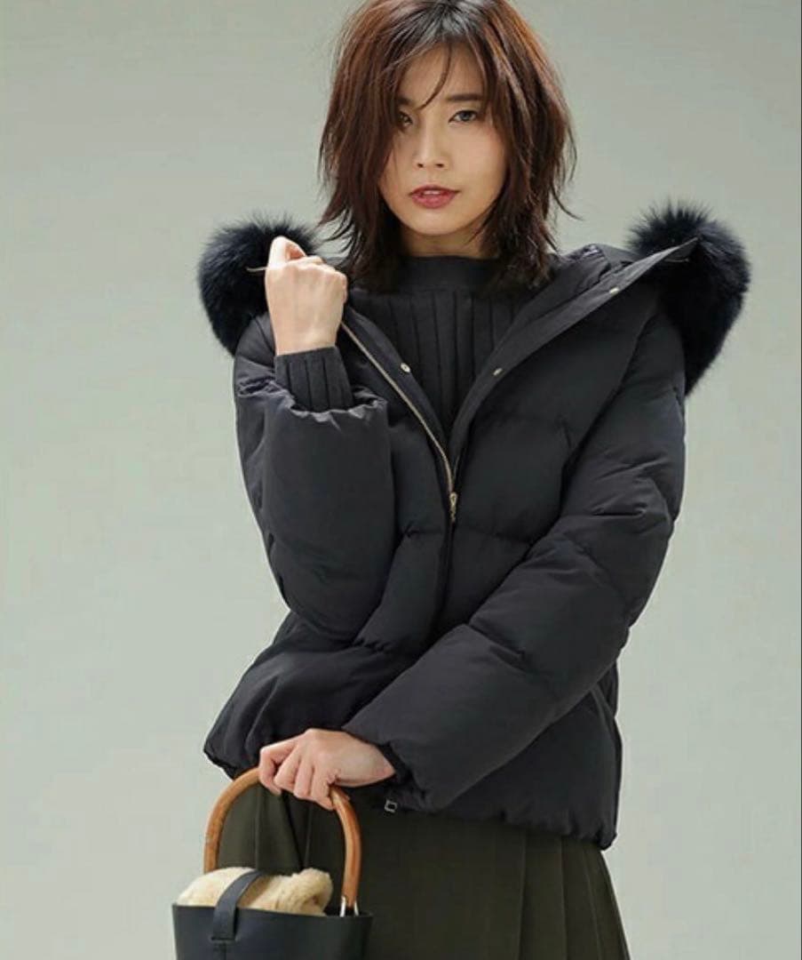 ナノユニバース　西川ダウン　フォックスファー