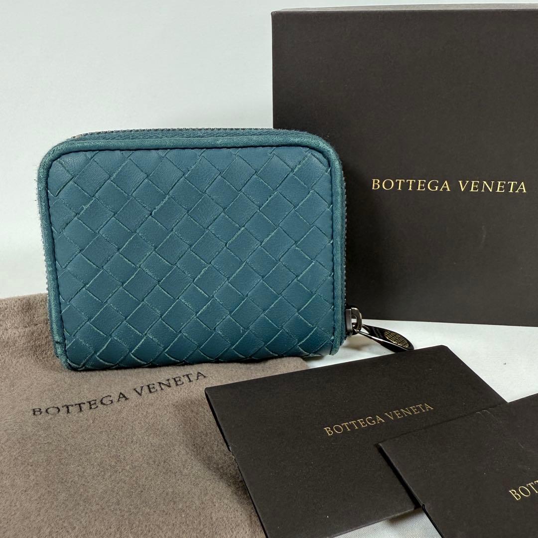 付属品付き　ボッテガヴェネタ　イントレチャート　ケース　ミニウォレット BOTTEGA VENETA（ボッテガ・ヴェネタ） カードケース 667141 VCPP3