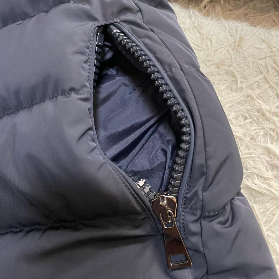 16463✨MONCLER petrea ロングダウンジャケット ネイビー - メルカリ