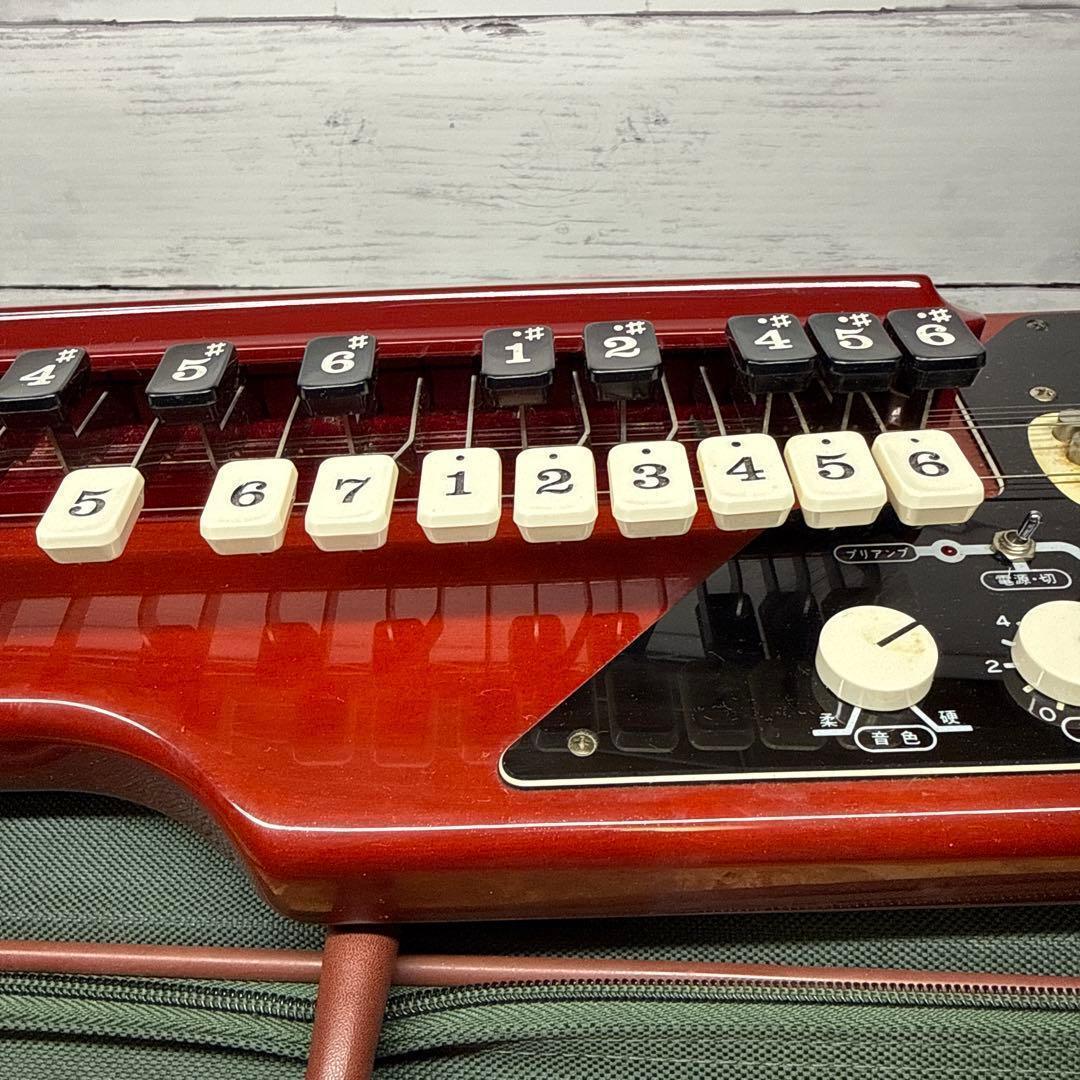 電気大正琴 ケース付き 蘭 鈴木楽器製作所 SUZUKI 【動作未確認