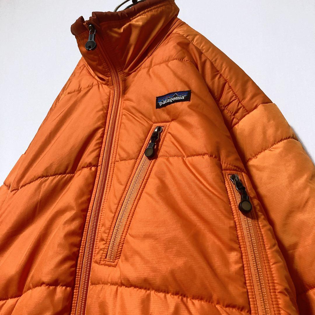 レア 2000s パタゴニア パフジャケット 中綿 オレンジ