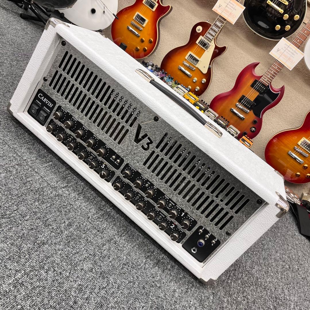 【10708】 CARVIN V3 真空管ギターアンプヘッド ホワイト CARVIN V3【Supernice!ギターアンプ】
