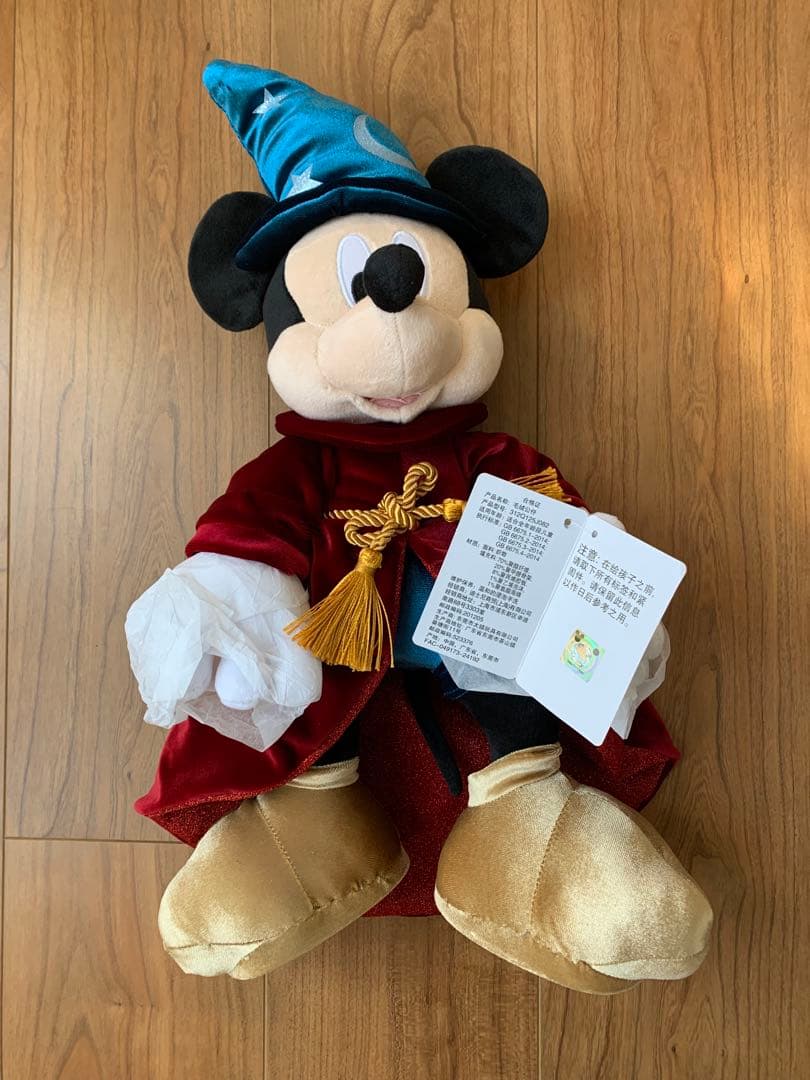 上海ディズニー ファンタジア ミッキー ぬいぐるみ 25周年 - メルカリ