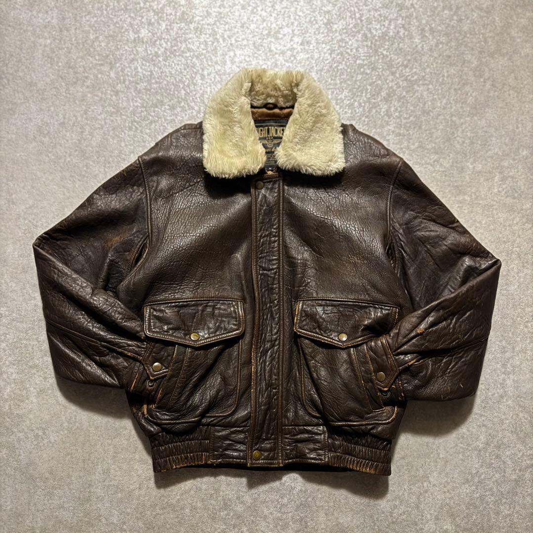 ジャケット・アウター 90s vintage leather jacket g1 a2