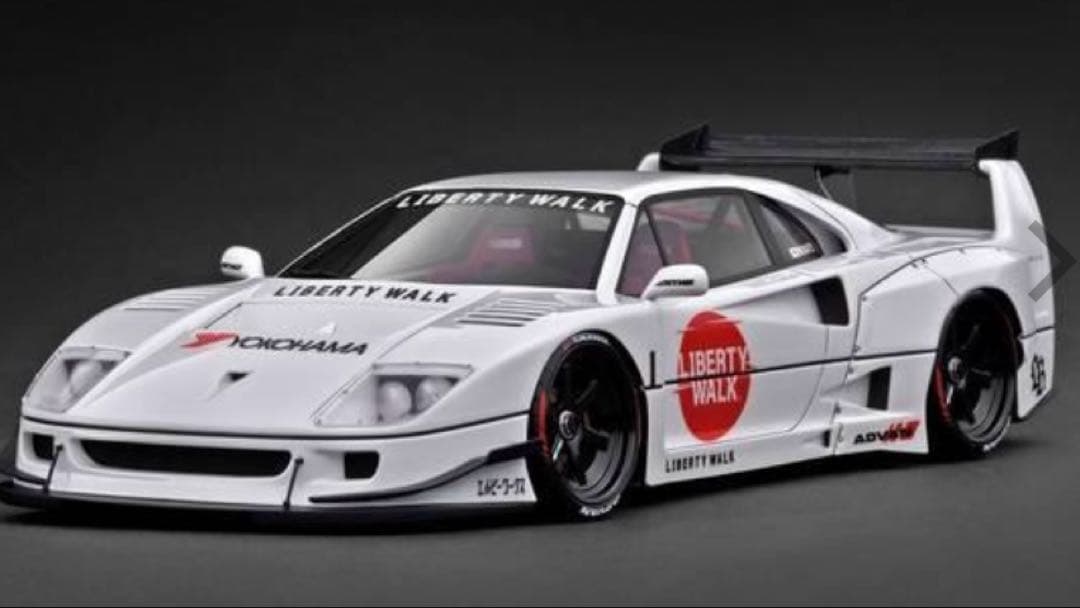 1/18 LB-WORKS 40 White 【IG3752】 IG3752 – ignition model
