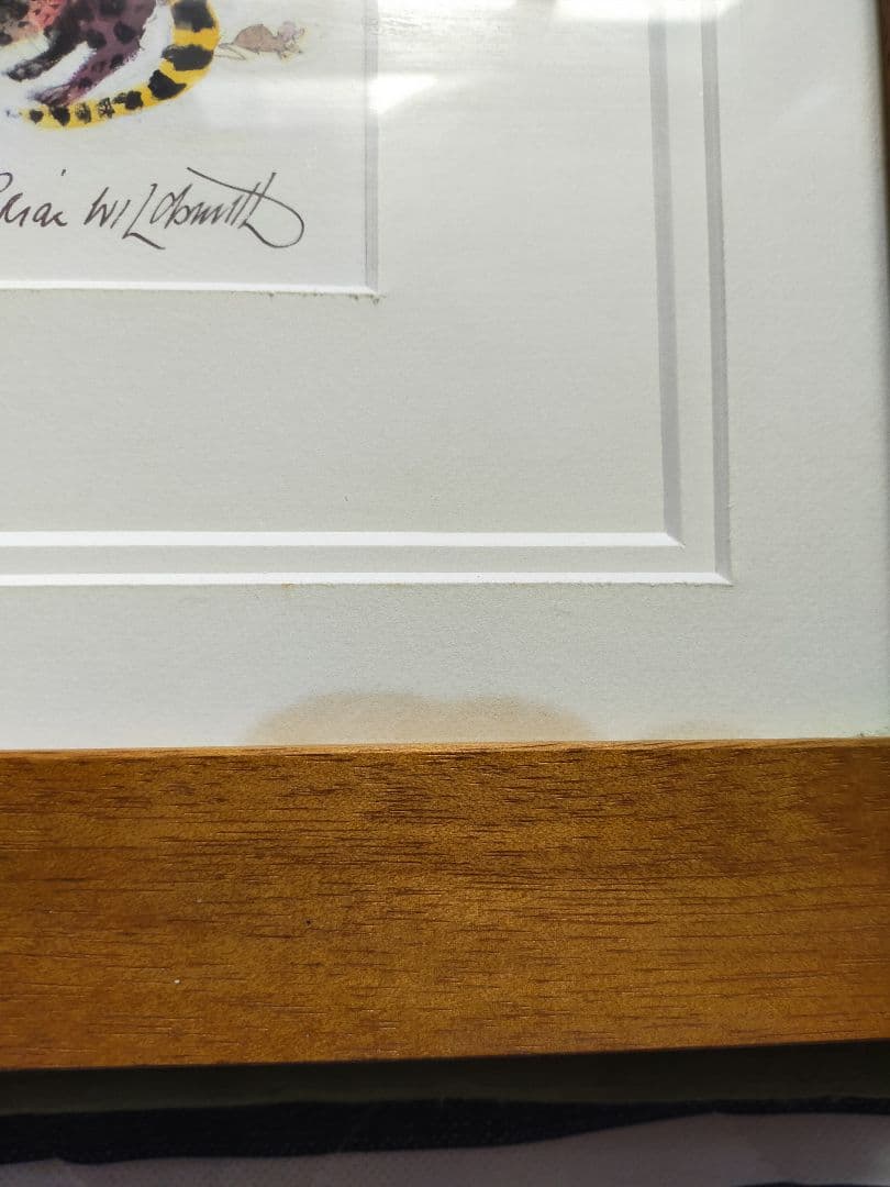 ブライアンワイルドスミス版画(うさぎとかめ) 限定版 シルクスクリーン