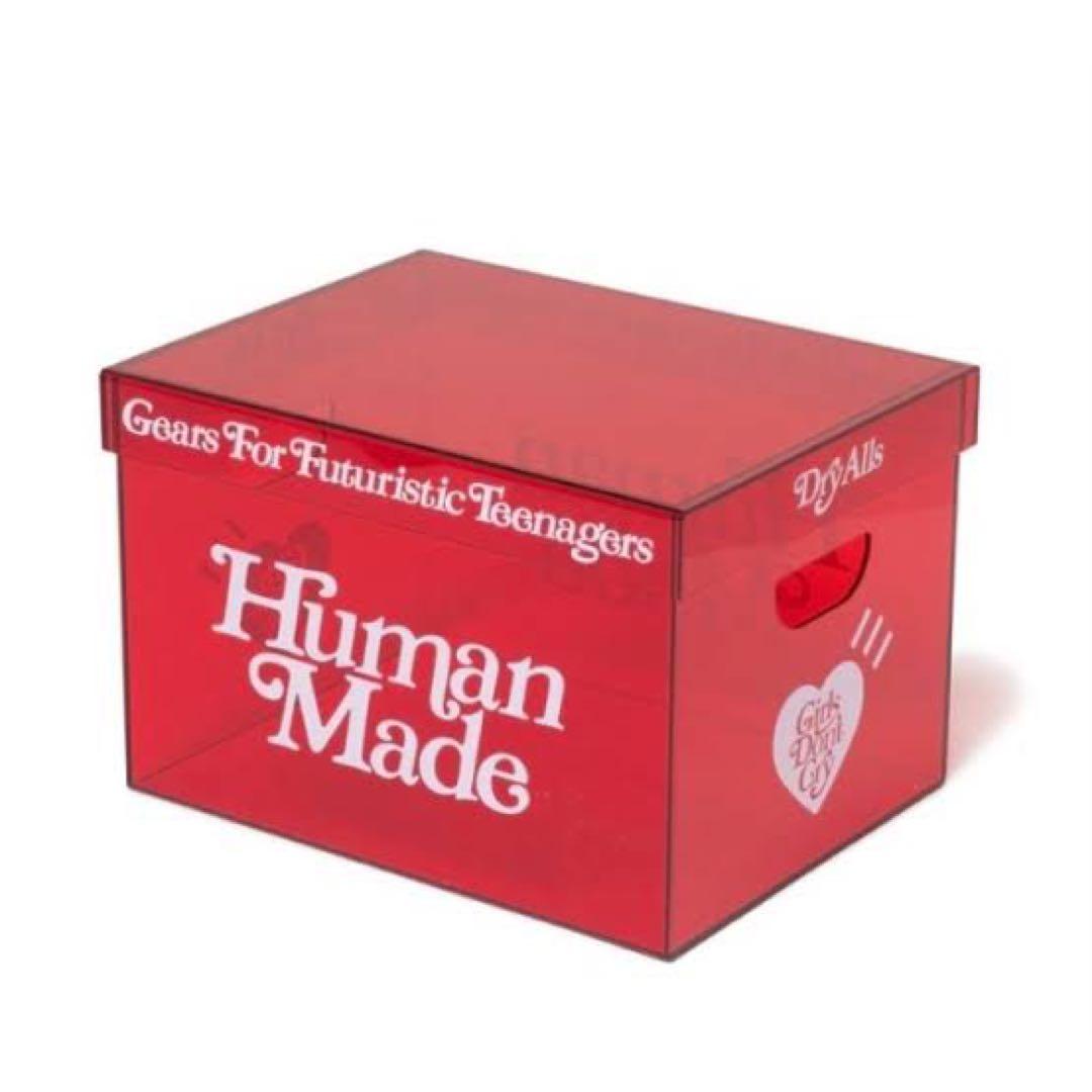 小物入れ HUMAN MADE GDC  ACRYLIC FILE BOX \"Red\"