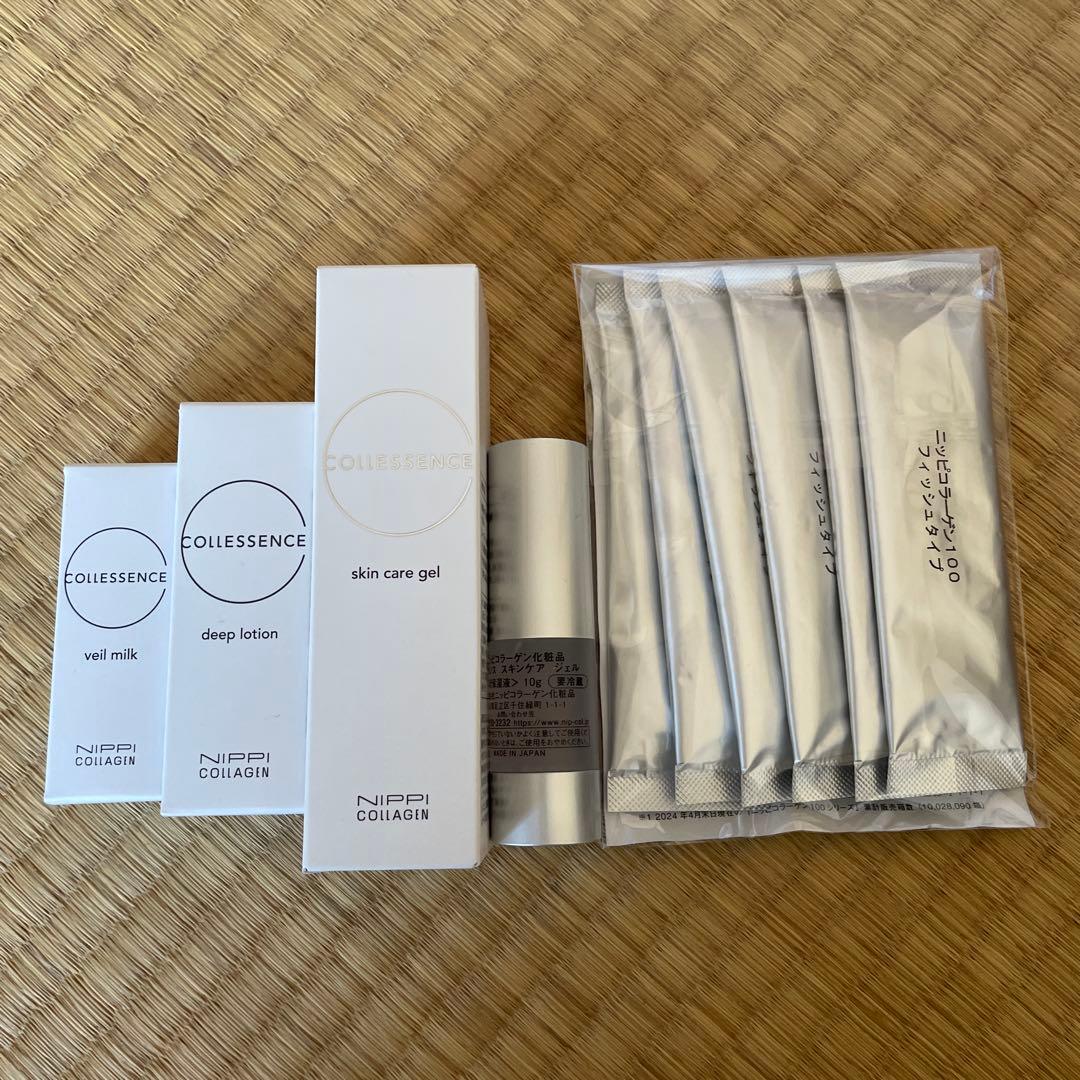 ニッピコラーゲン化粧品　コレセンス　スキンケアジェル　化粧水　フィッシュタイプ 試してみた】コレセンス スキンケア ジェル ニッピコラーゲン化粧品の