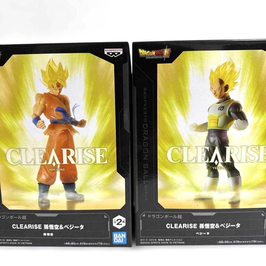 ドラゴンボール超』CLEARISE 孫悟空＆ベジータ - メルカリ