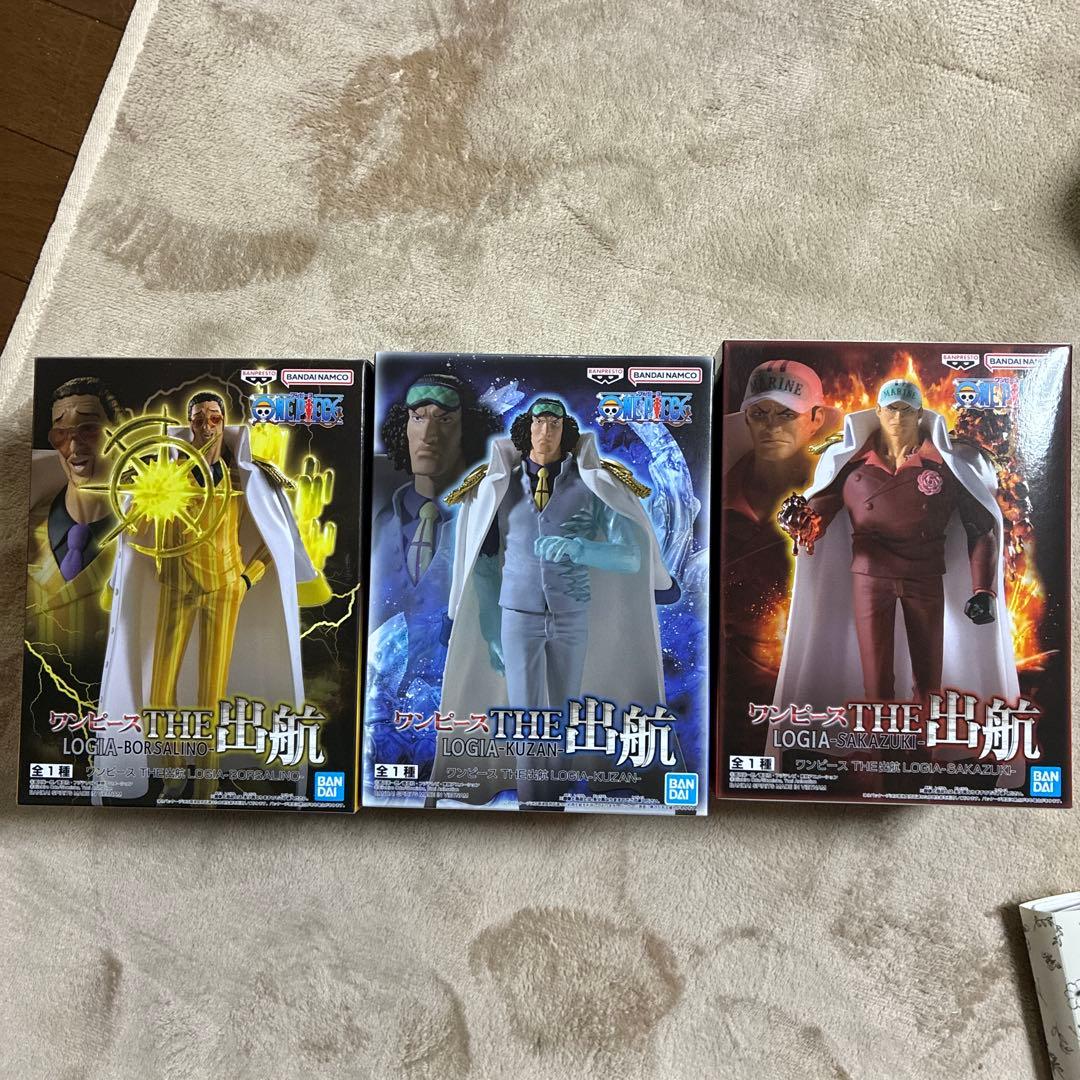 ワンピース THE出航 海軍三大将 フィギュアセット - メルカリ
